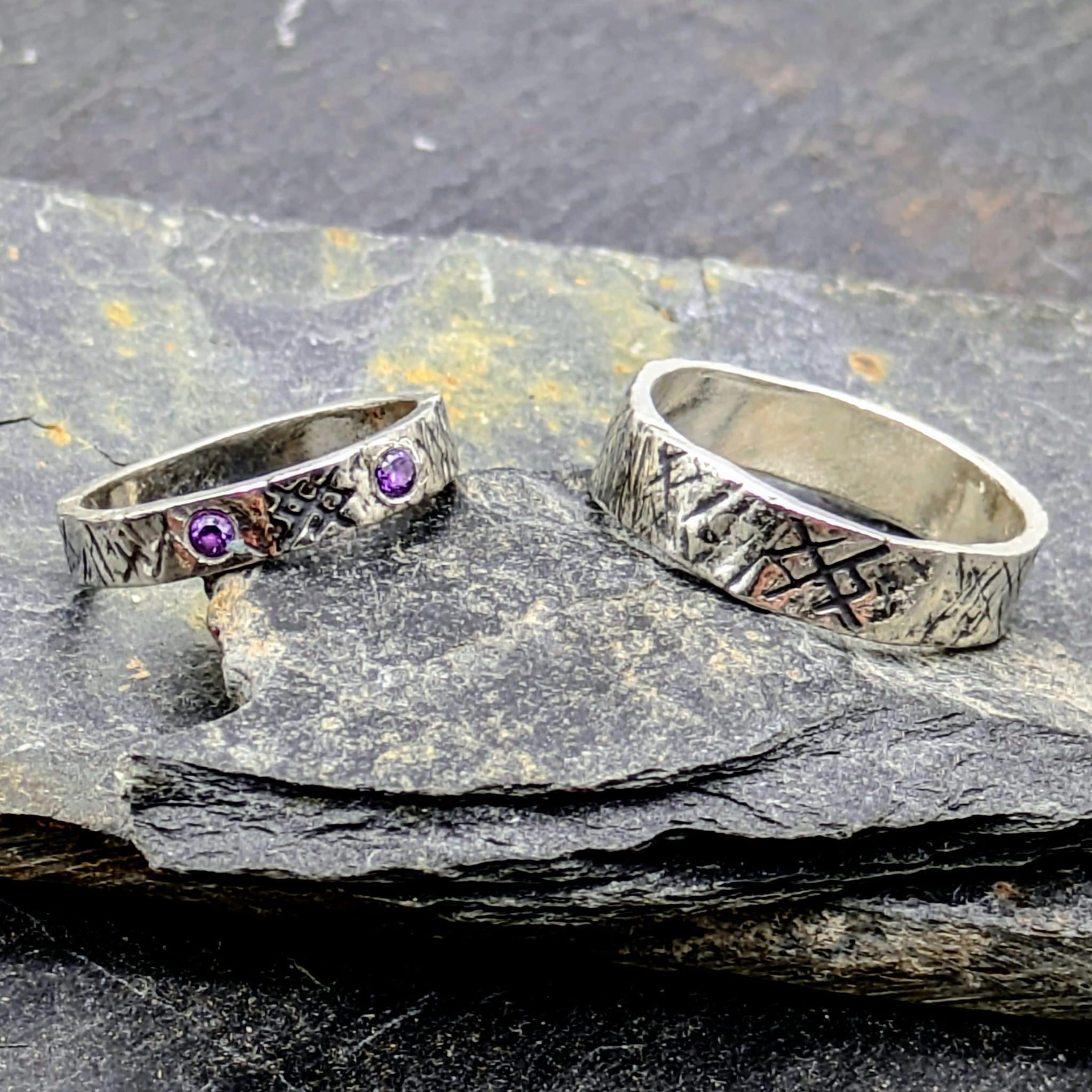 Bague Homme Bague Viking En Argent Sterling 925 - Bague De La