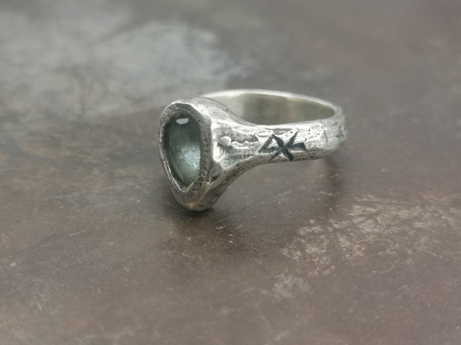 Custom RUNE VIKING RING in Silver. Your Own Personalized Ring. - Etsy