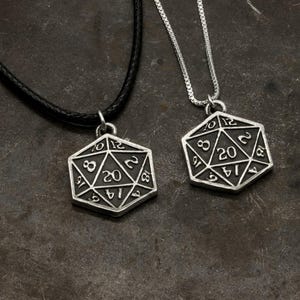 D20 Dice HALSKETTE Rollenspiele