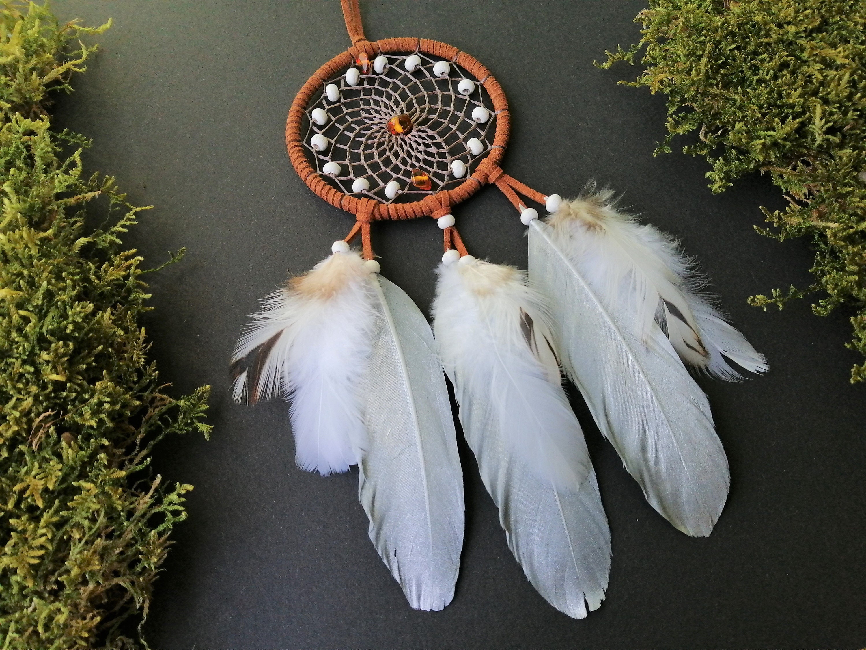 Baltic ámbar sueño receptor blanco plata decoración dormitorio | Etsy