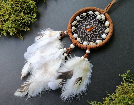 Dream Catcher Car Rear View Mirror Pendant Feather Hanging Charm