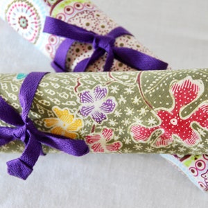 No waste cutlery wrap: Javanese batik