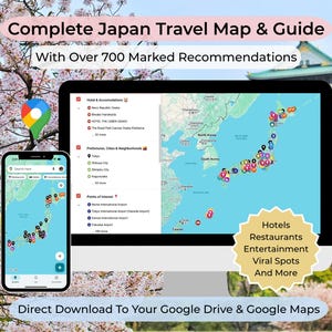 Mapa y guía de viaje completa de Japón / Mapa de Google / Mis mapas