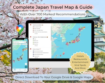 Complete Japan Travel Map & Guide | Google Map | My Maps