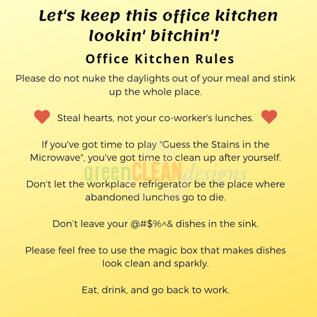office-kitchen-rules-signs-work-kitchen-etiquette-keep-kitchen-etsy