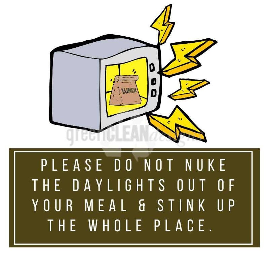 Microwave Clean Out Sign Printable Office Microwave Cleanout Rules ...