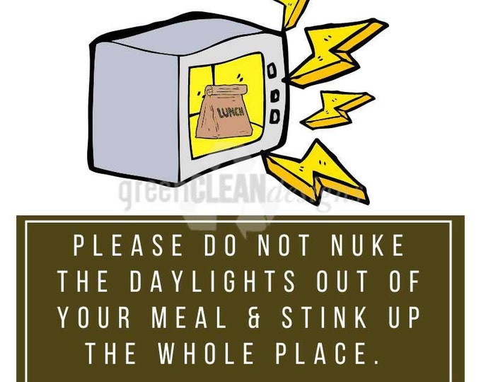Microwave Clean Out Sign Printable Office Microwave Cleanout Rules ...