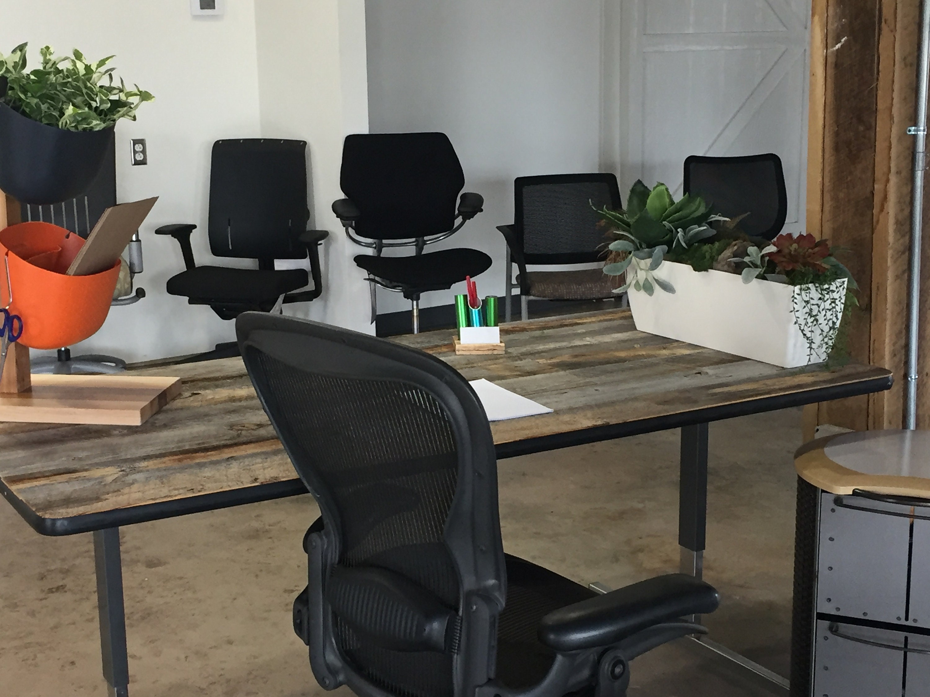 Desktop planter escritorio planter de madera organizador de | Etsy