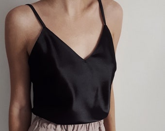 satin singlet top