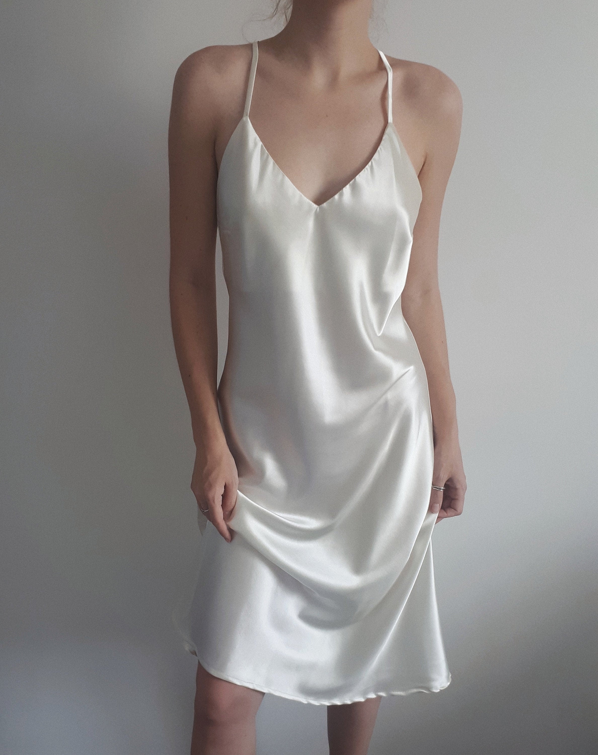 boudoir slip dress