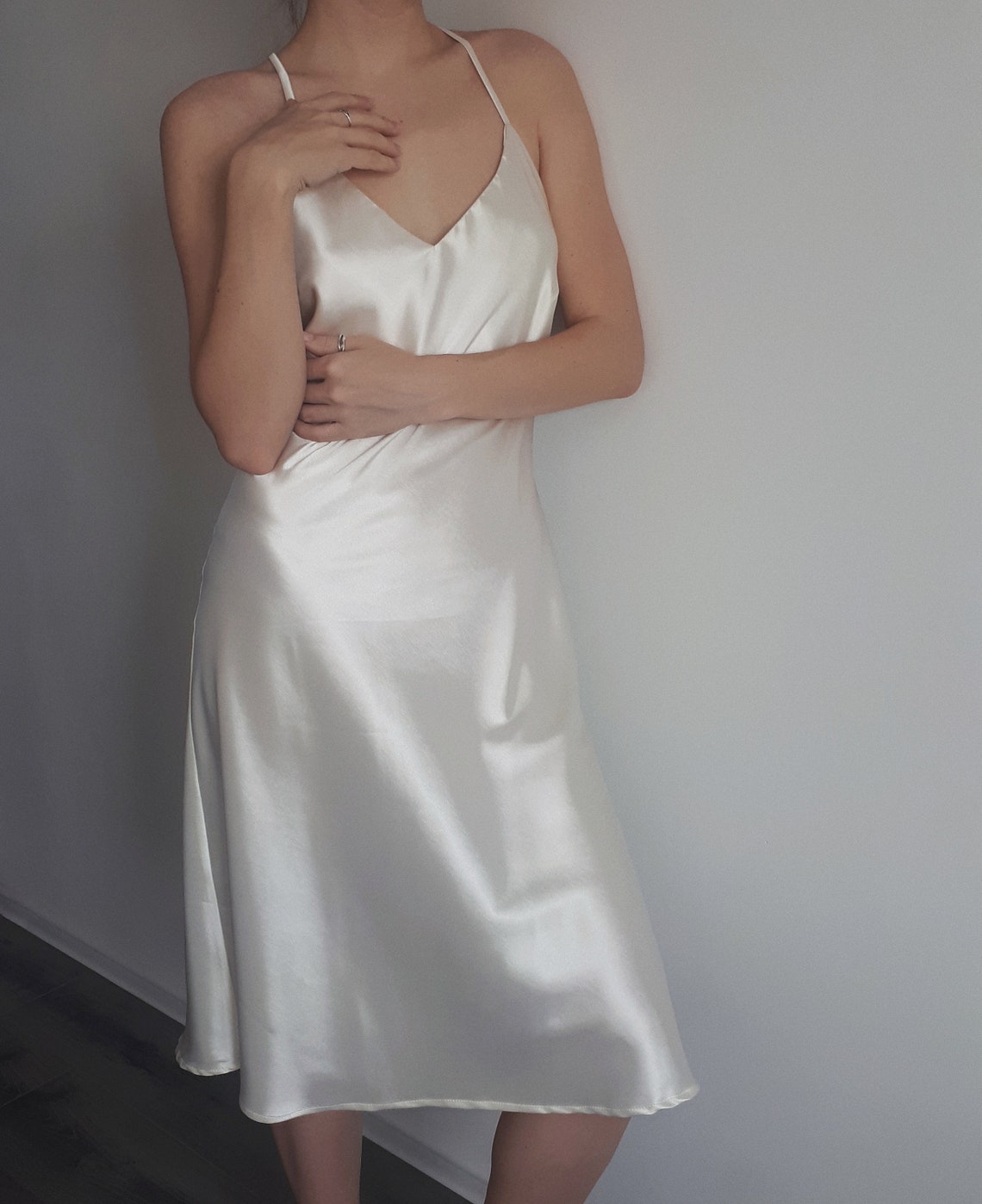 boudoir slip dress