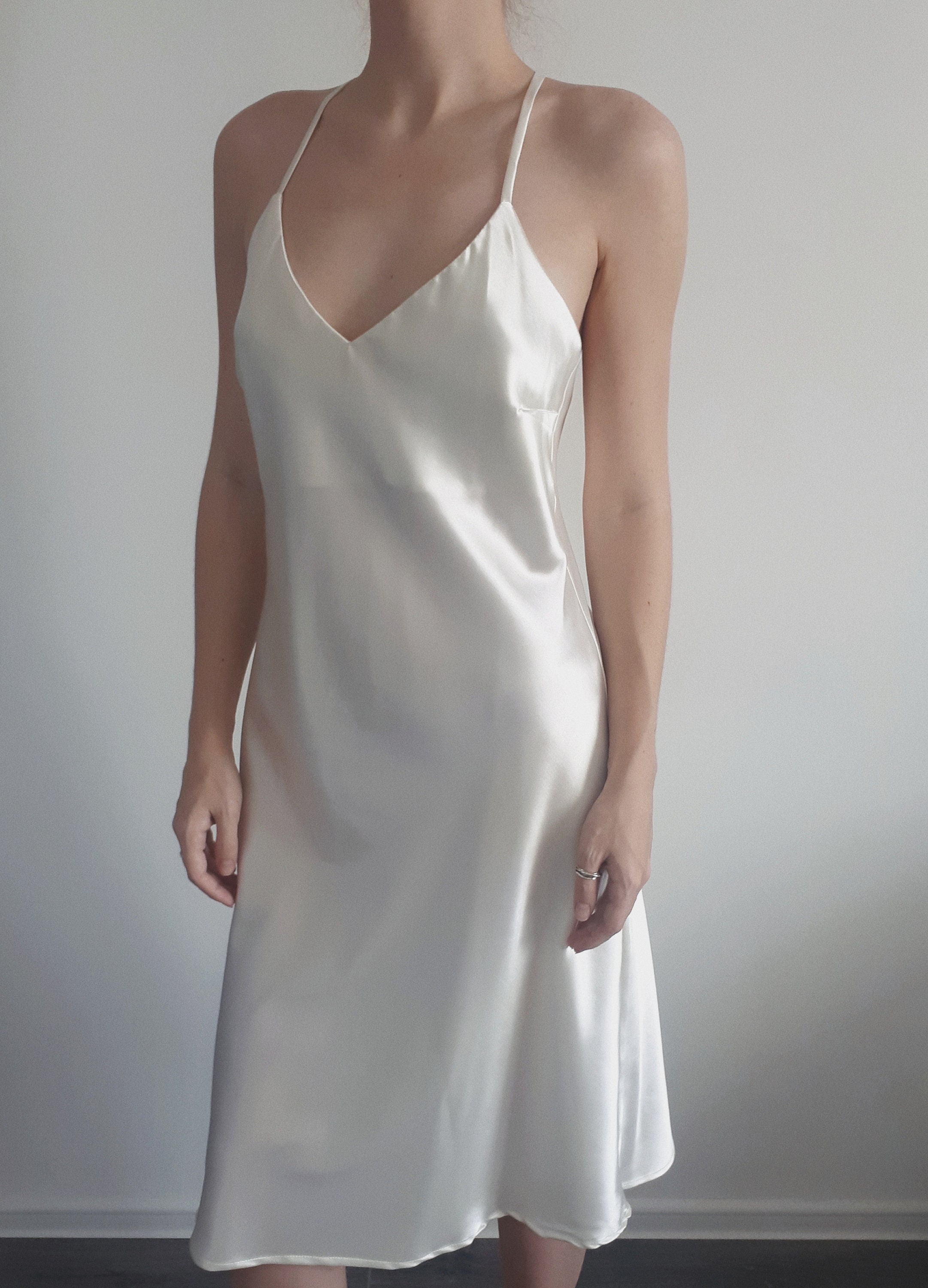 boudoir slip dress