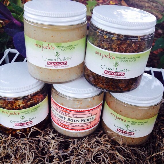 Organic Strawberry Coconut Scrub Organic Body Scrub Etsy