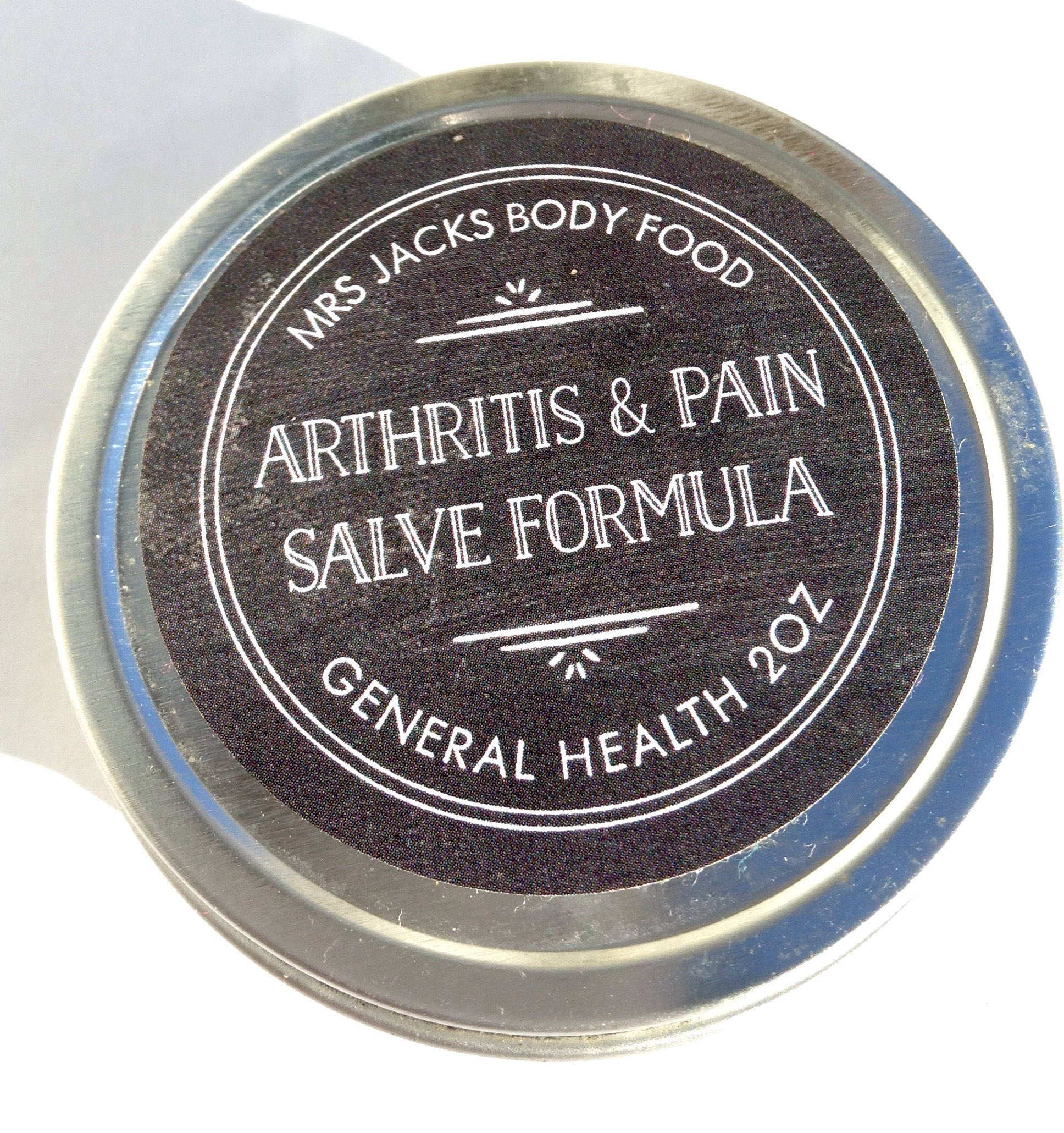 Arthritis Pain Relief Salve Arthritis Balm Organic Herbal Etsy