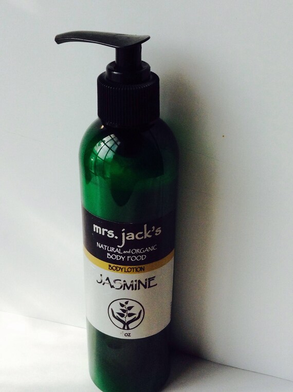 Jasmine Body Lotion Organic All Natural Moisturizer Body Etsy