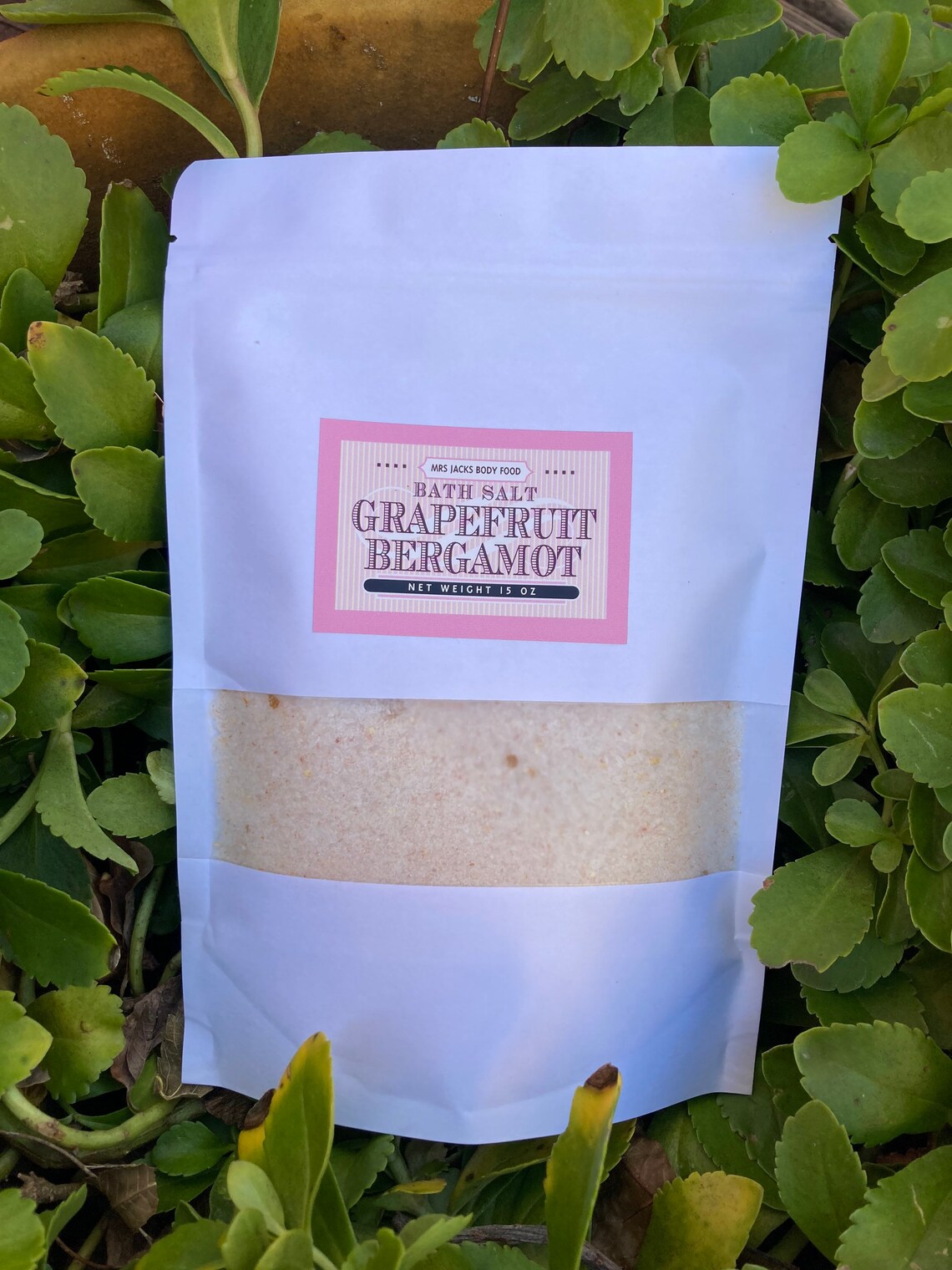 Grapefruit & Bergamot Bath Salt// Relaxationtherapy//bath Etsy