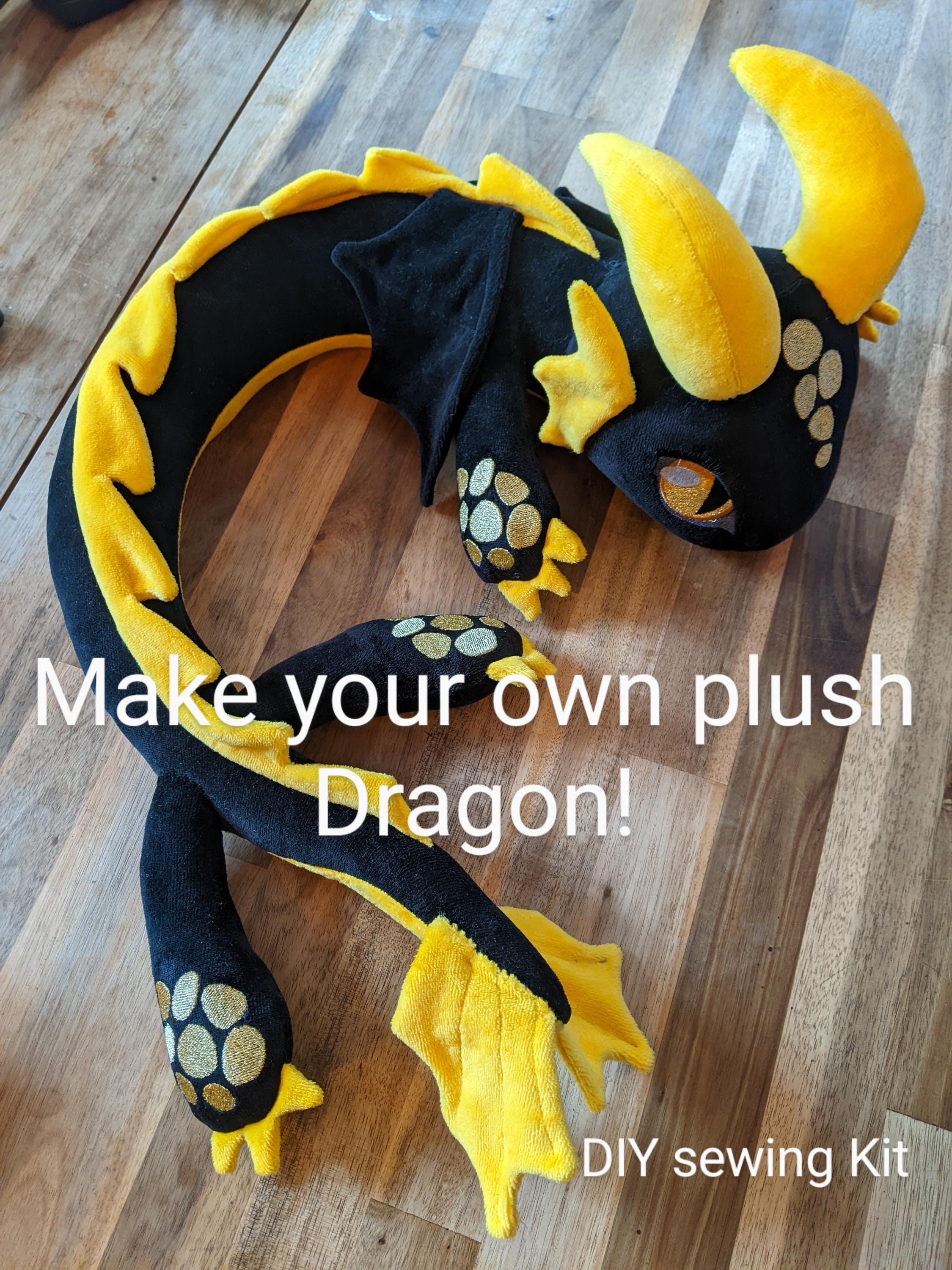 DIY Neck Dragon Make Your Own Custom Plush Dragon