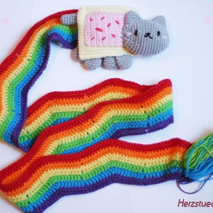 Nyan cat scarf