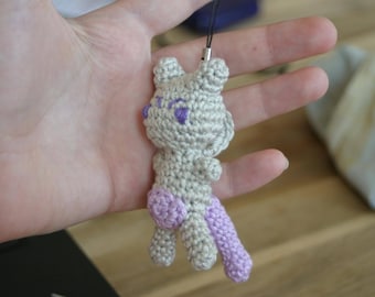 Encanto de Mewtwo Amigurumi