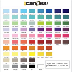 May include: A color chart with 100 different color swatches. The colors are organized in rows and columns, with each color labeled with its name. The chart is printed on white paper and has a black border.