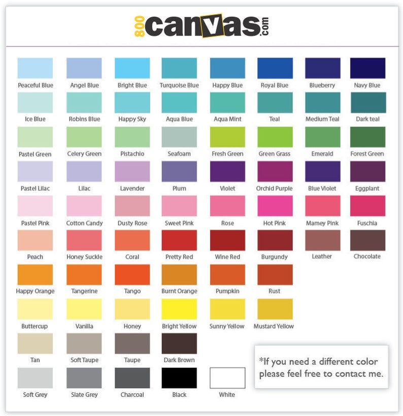 May include: A color chart with 100 different color swatches. The colors are organized in rows and columns, with each color labeled with its name. The chart is printed on white paper and has a black border.
