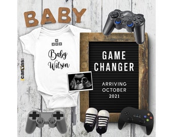 New Player Has Joined Video Game Pregnancy Announcement | Gamer Dad Digital Reveal | Funny Editable JetTemplate Template Social Media 55