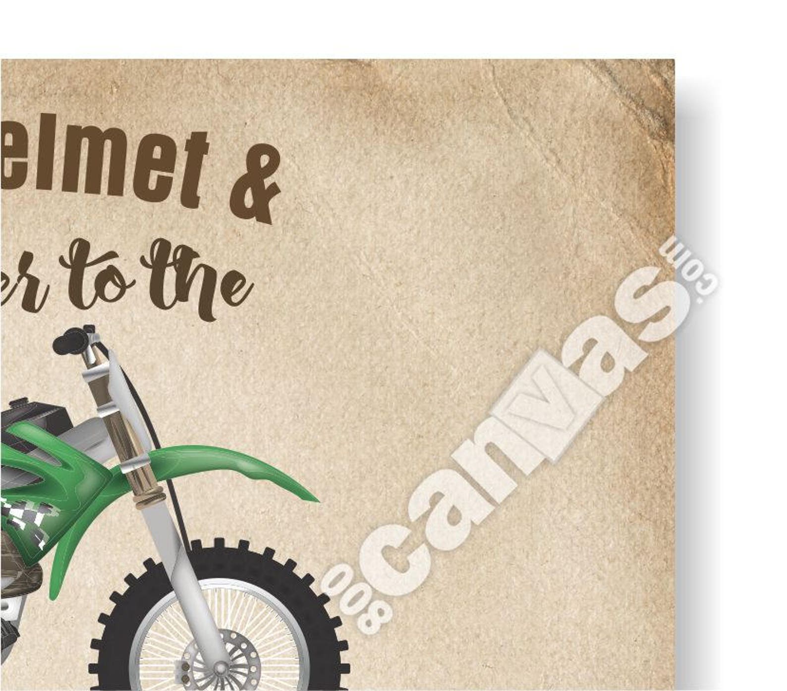 Dirt Bike Baby Shower Invitations Motorcycle Baby Shower Etsy