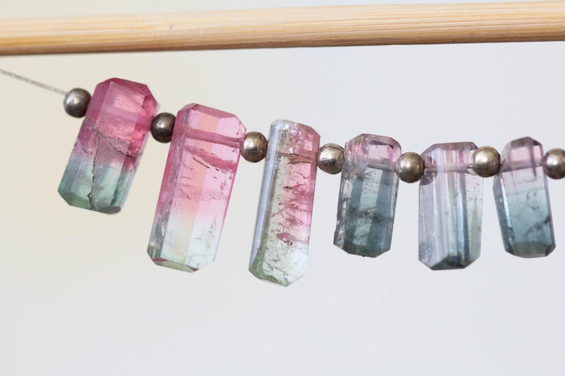 Bicolor Tourmaline Crystal Necklace - New Options! image 3