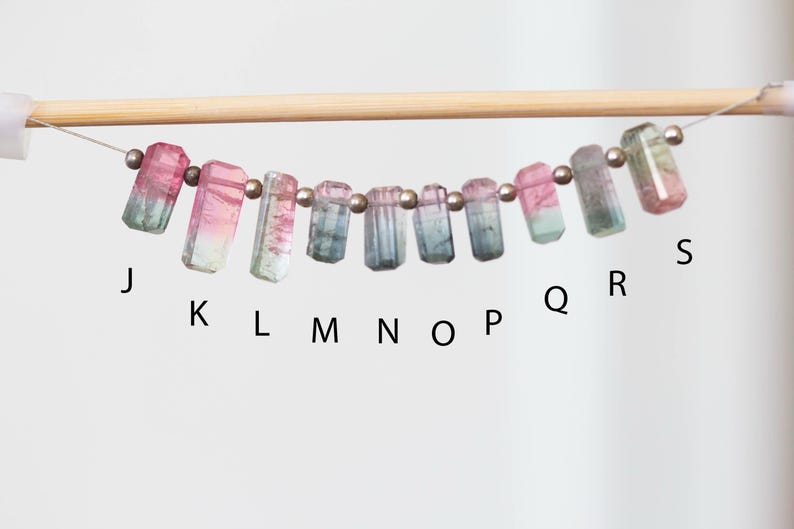 Bicolor Tourmaline Crystal Necklace - New Options! image 2