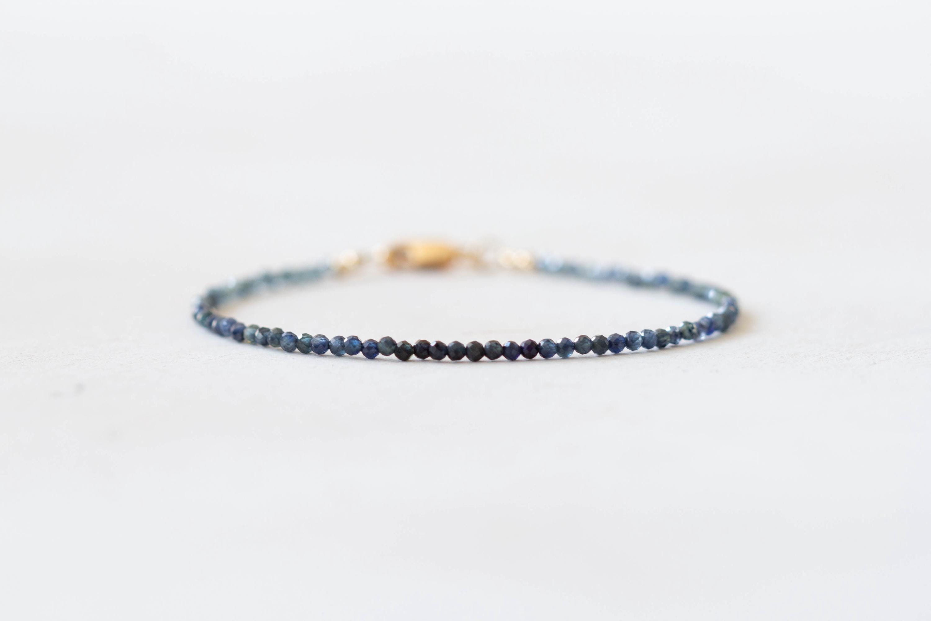 Bracelet Perles Diamant Brut Bleu-vert 8.04 Ct - Argent 925 - Longueur 6,5 Pouces - Neuf Sans Emballage, Créateur CREATIVEDIAMONDS