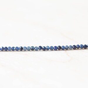 Pulseira de Safira Azul, Prata de Lei, Ouro Amarelo ou Rosé Preenchido, Conjunto de Joias Delicadas com Pedra de Nascimento de Setembro imagem 7