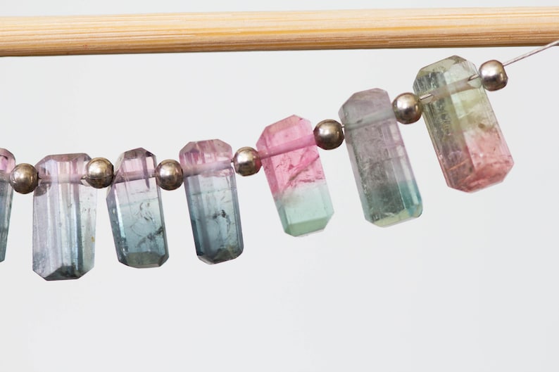 Bicolor Tourmaline Crystal Necklace - New Options! image 4