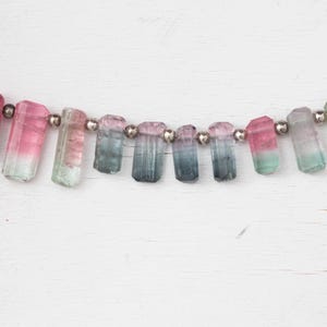 Bicolor Tourmaline Crystal Necklace - New Options! image 5