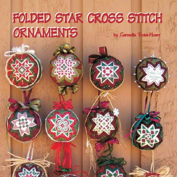 Folded Star Cross Stitch Ornaments EBook