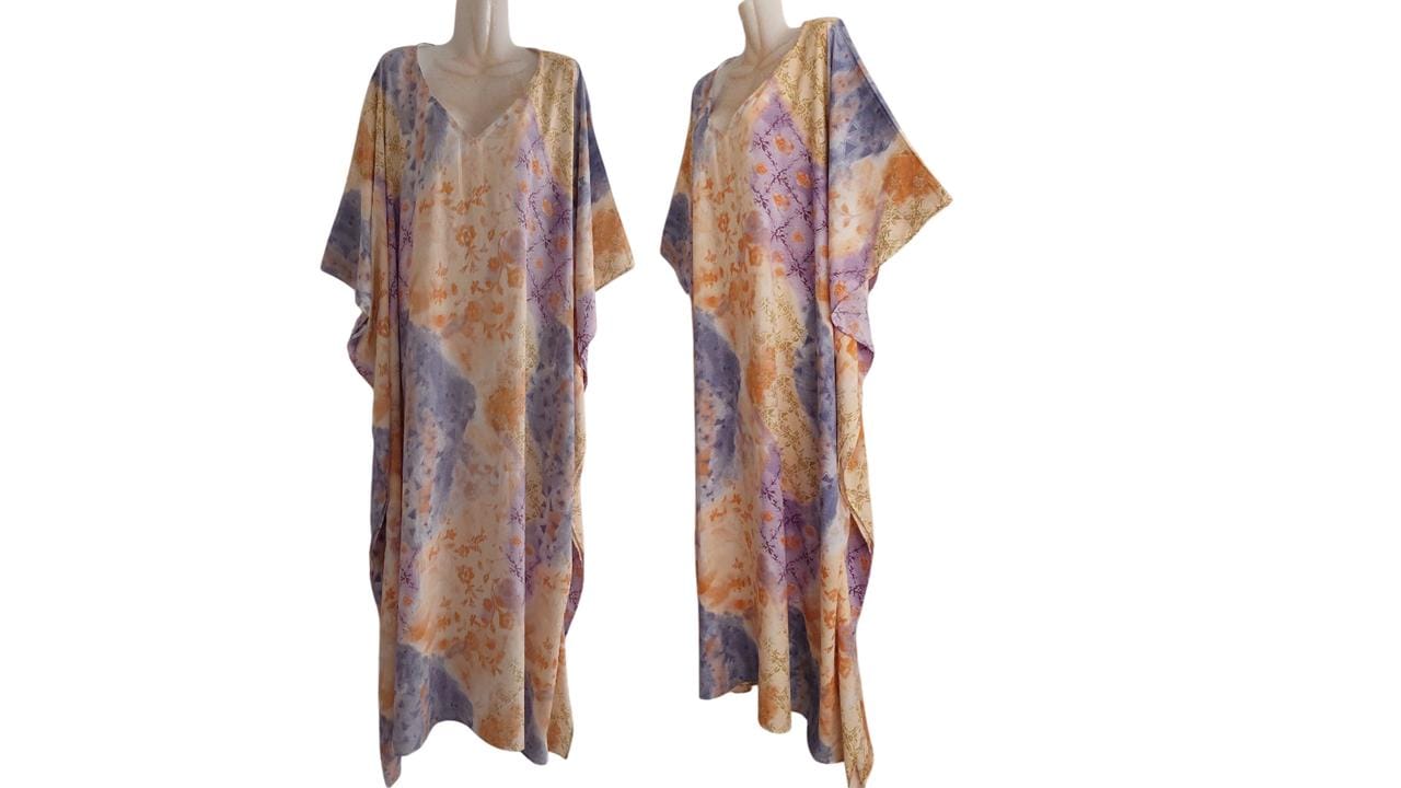 ladies formal dresses australia Festival Dress in Orange Gold Ankara Print - Tribal Dress main image 0