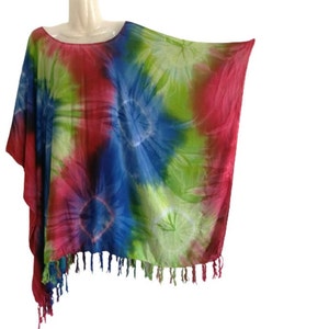 Hawaiian Poncho Plus Size Tops Batik Rayon Batwing Tunic Blouse Kaftan handmade Kimono  casual hippy Blouse Top -- L XL 1X 2X 3X 4X 5X