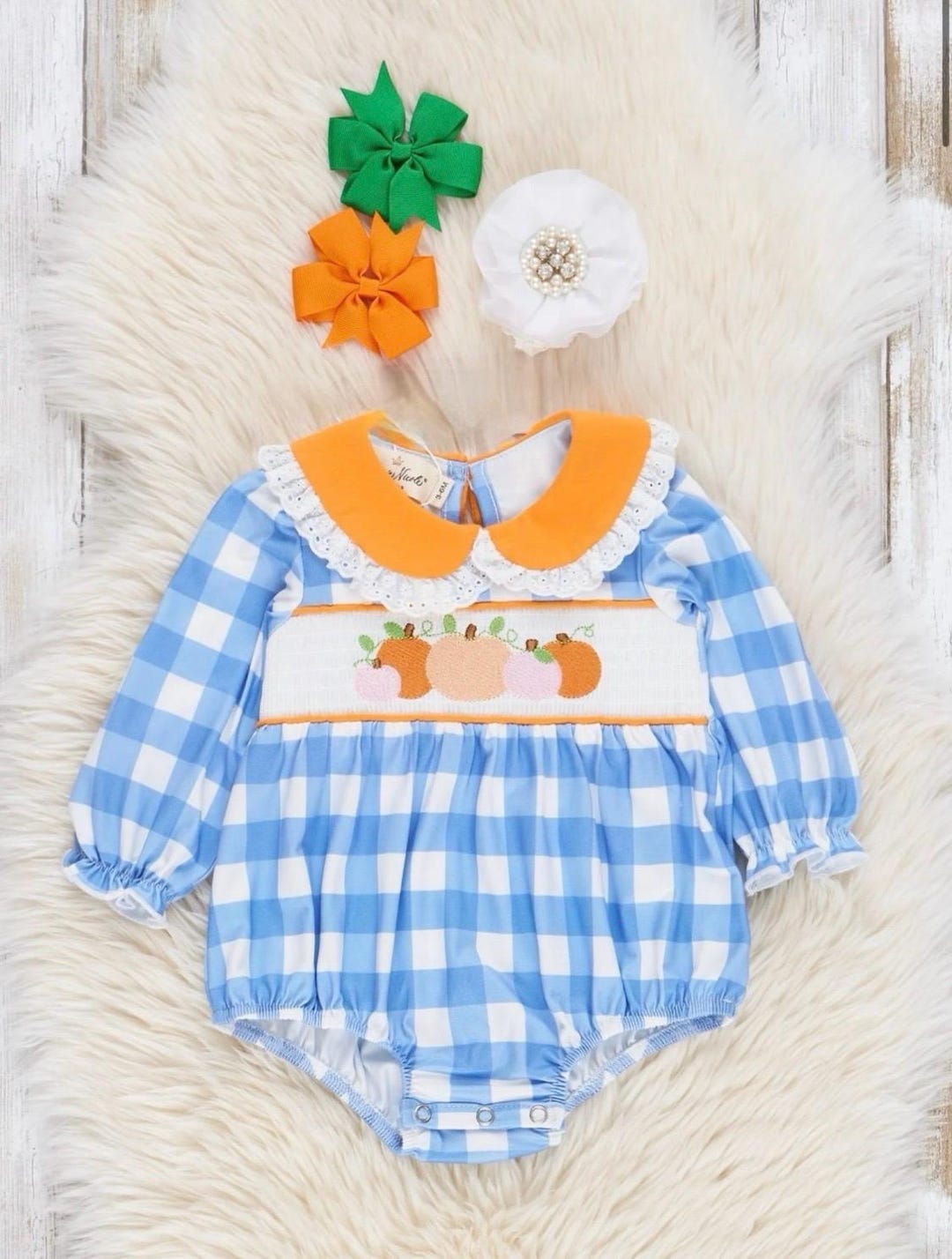 DAISY - Smocked Girls Romper