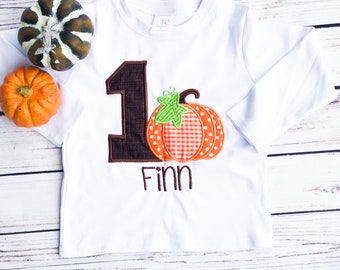 First birthday pumpkin shirt