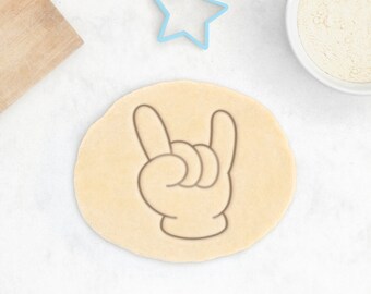 rock hand emoji etsy