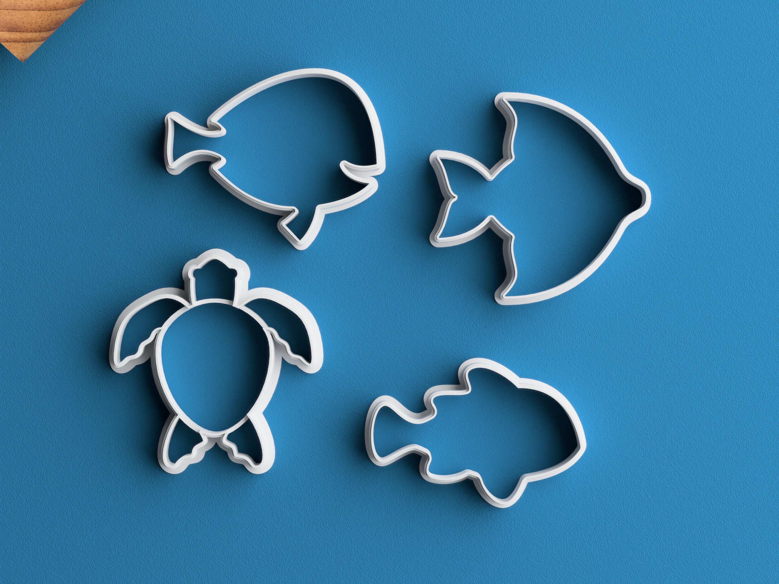 Clown Fish Cookie Cutter Sea Cookie Cutter Mermaid Cookie Etsy