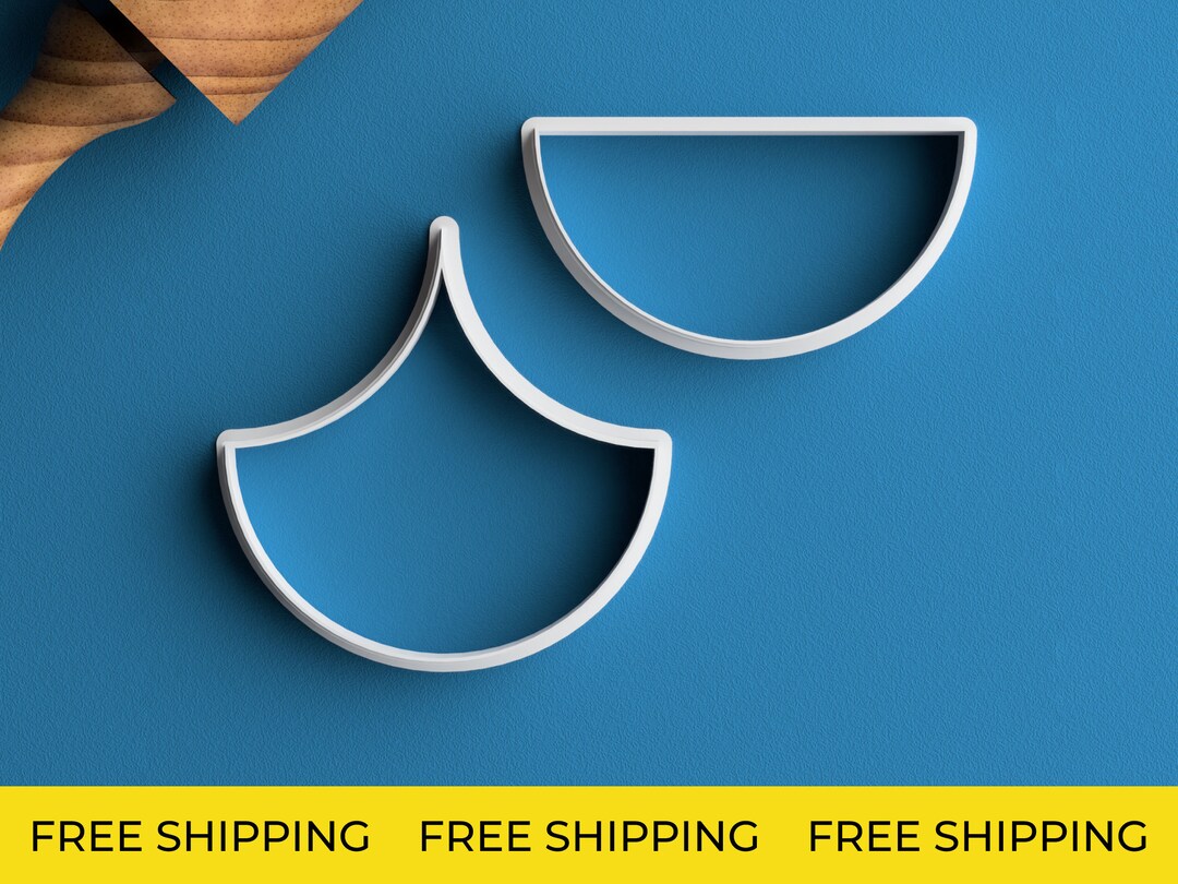 Fish Scale Cookie Cutter Set FREE SHIPPING Clay Cookie Cutter Fondant ...