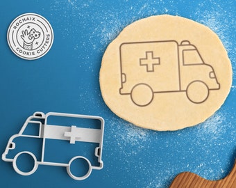 Ambulance Cookie Cutter – Medical Cookie Cutter Ambulance Driver Gift