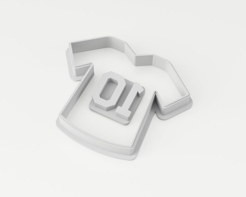 Soccer Jersey Cookie Cutter Football Cookie Cutter Soccer Etsy