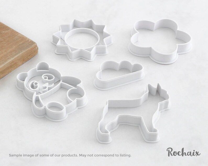 Chakra Cookie Cutter Set \u2013 Yoga Cookie Cutter Yoga Instructor Gift Meditation Gift Vishuddha