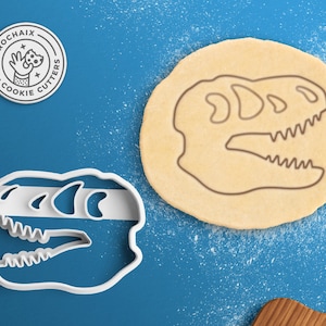 T Rex Skull Cookie Cutter – Dinosaur Cookie Cutter Dinosaur Cookie Cutter Geek Cookies Geek Gift Jurassic Fossil Skull Brachiosaurus