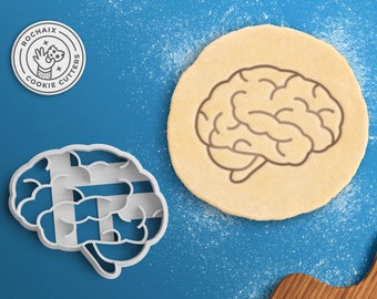 Anatomical Brain Cookie Cutter – Anatomy Cookie Cutter Psychology Gift