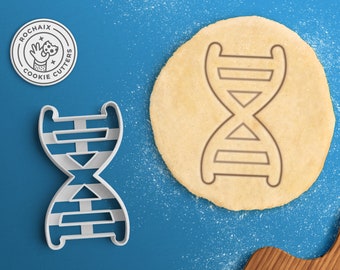 Emporte-pièce à l'emporte-pièce avec ADN - Cadeau de chimie génétique à l'emporte-pièce