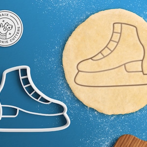 Ice Skating Cookie Cutter – Hockey Cookie Cutter Ice Skating Gifts Hockey Gifts Figure Skating Cookie Cutter Gift For Her Ice Skater Gift