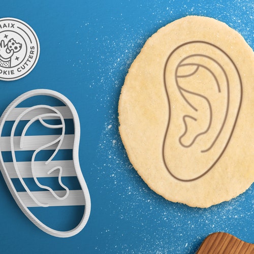 Hearing Aid Cookie Cutter Biscuit Cutter Outer Human Ear Etsy UK
