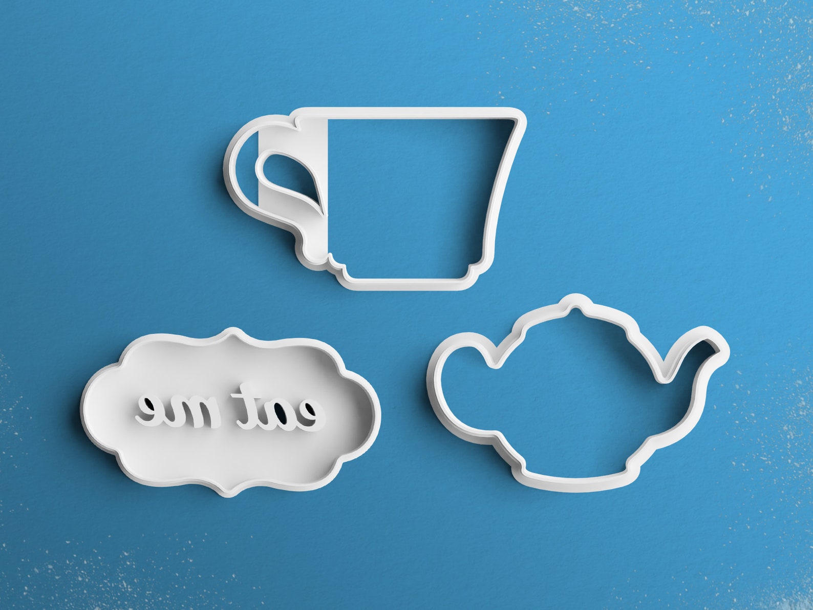 Eat Me Cookie Cutter Tea Cookie Cutter Tea Bag Cookie Cutter Etsy UK